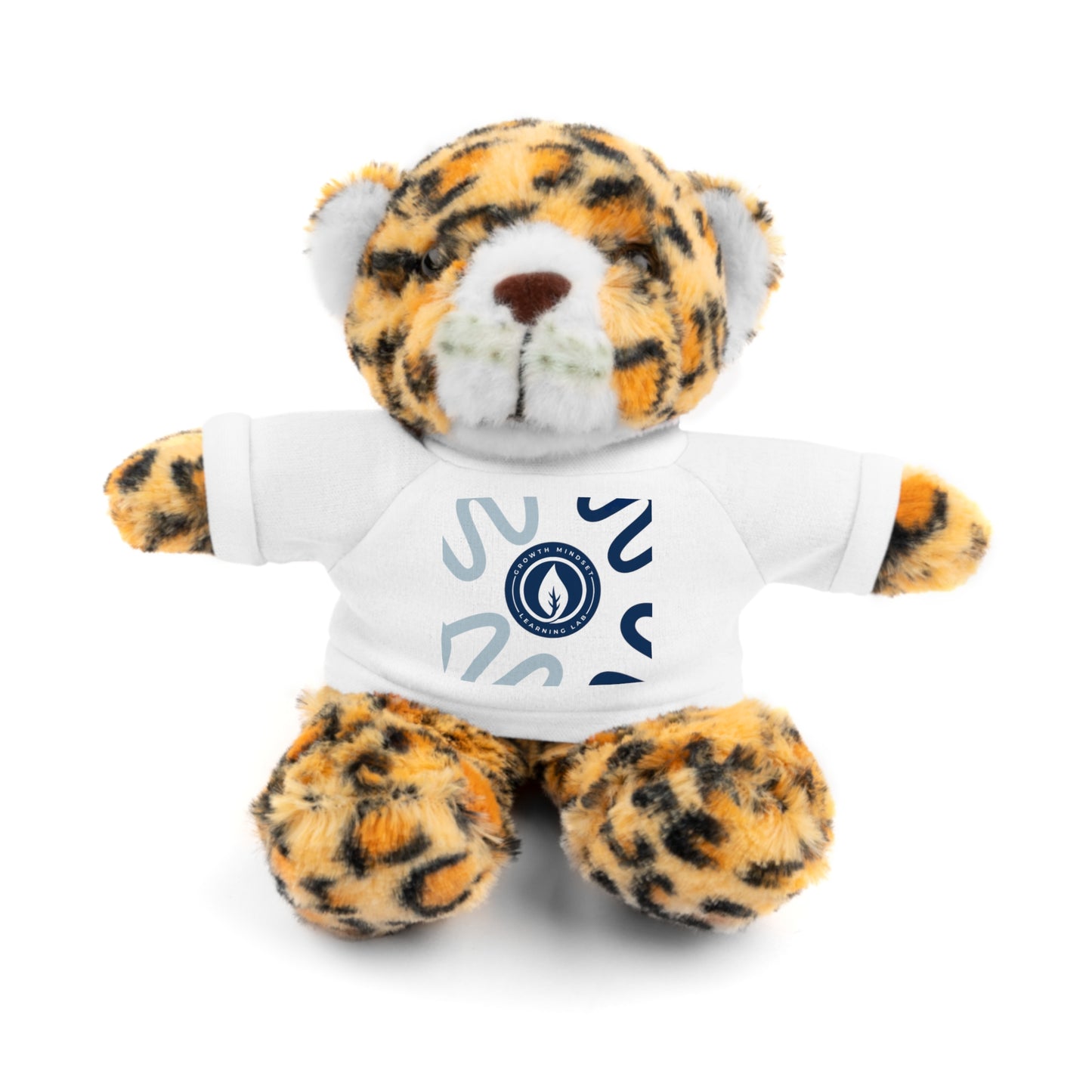 Abstract Circle Logo Teddy Bear Plush