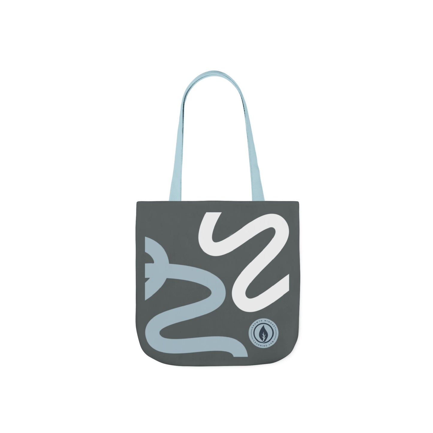 Abstract Snake Pattern Tote Bag | Minimalist Serpent Design Canvas Tote