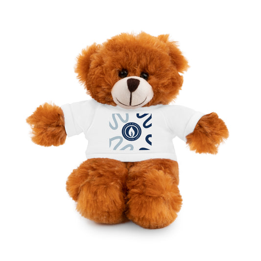 Abstract Circle Logo Teddy Bear Plush