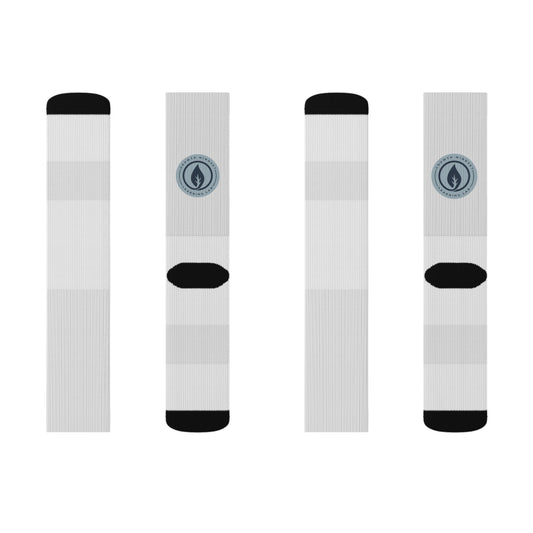 Growth Mindset Crew Socks sublimation socks | customizable athletic sock