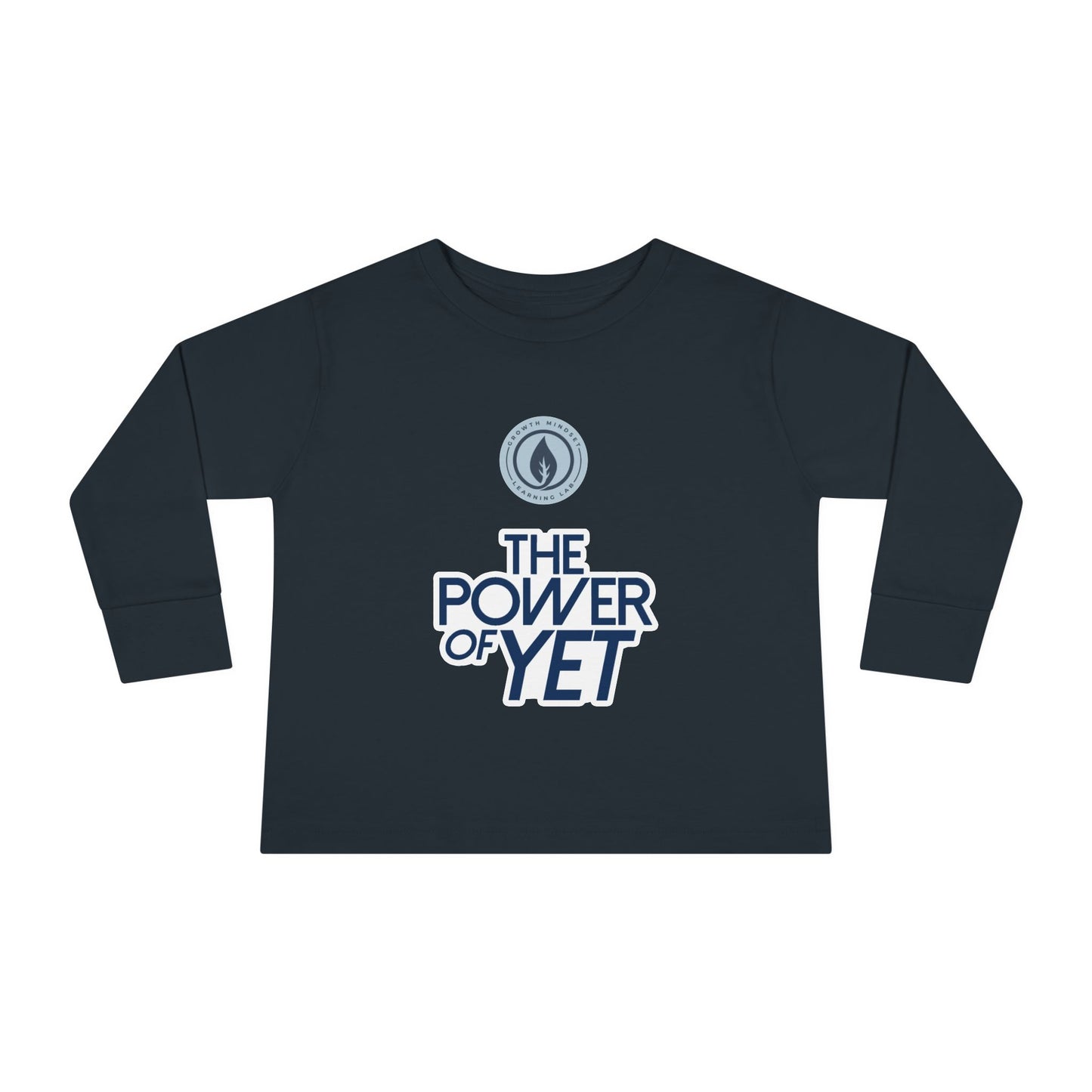 The Power of Yet Toddler Long Sleeve Tee | Motivational Preschool Shirt