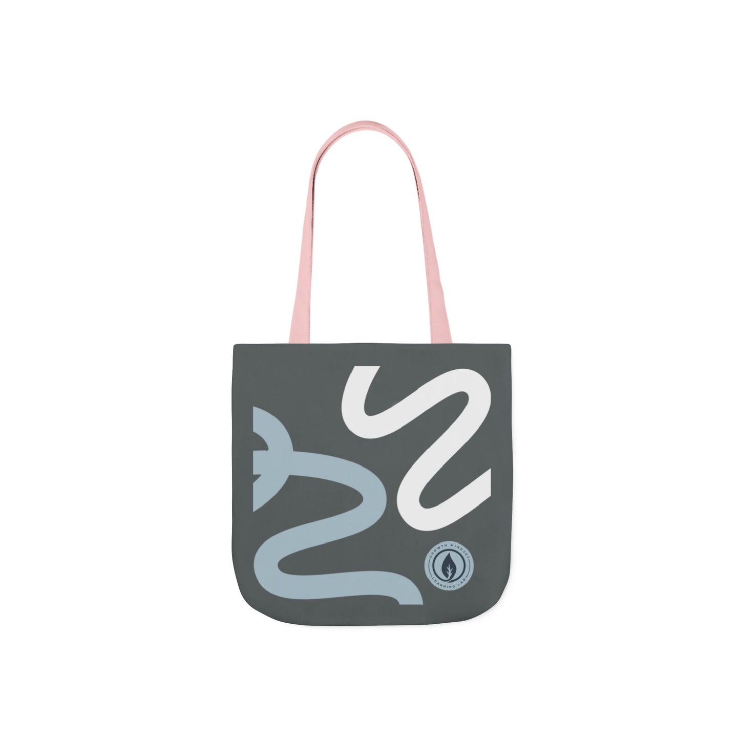 Abstract Snake Pattern Tote Bag | Minimalist Serpent Design Canvas Tote