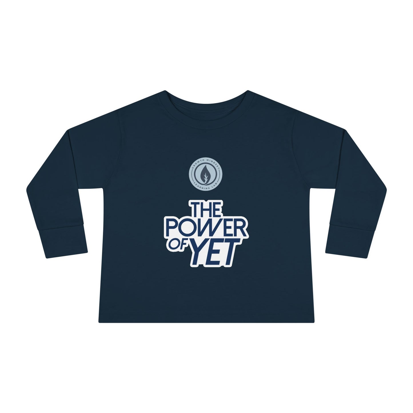 The Power of Yet Toddler Long Sleeve Tee | Motivational Preschool Shirt