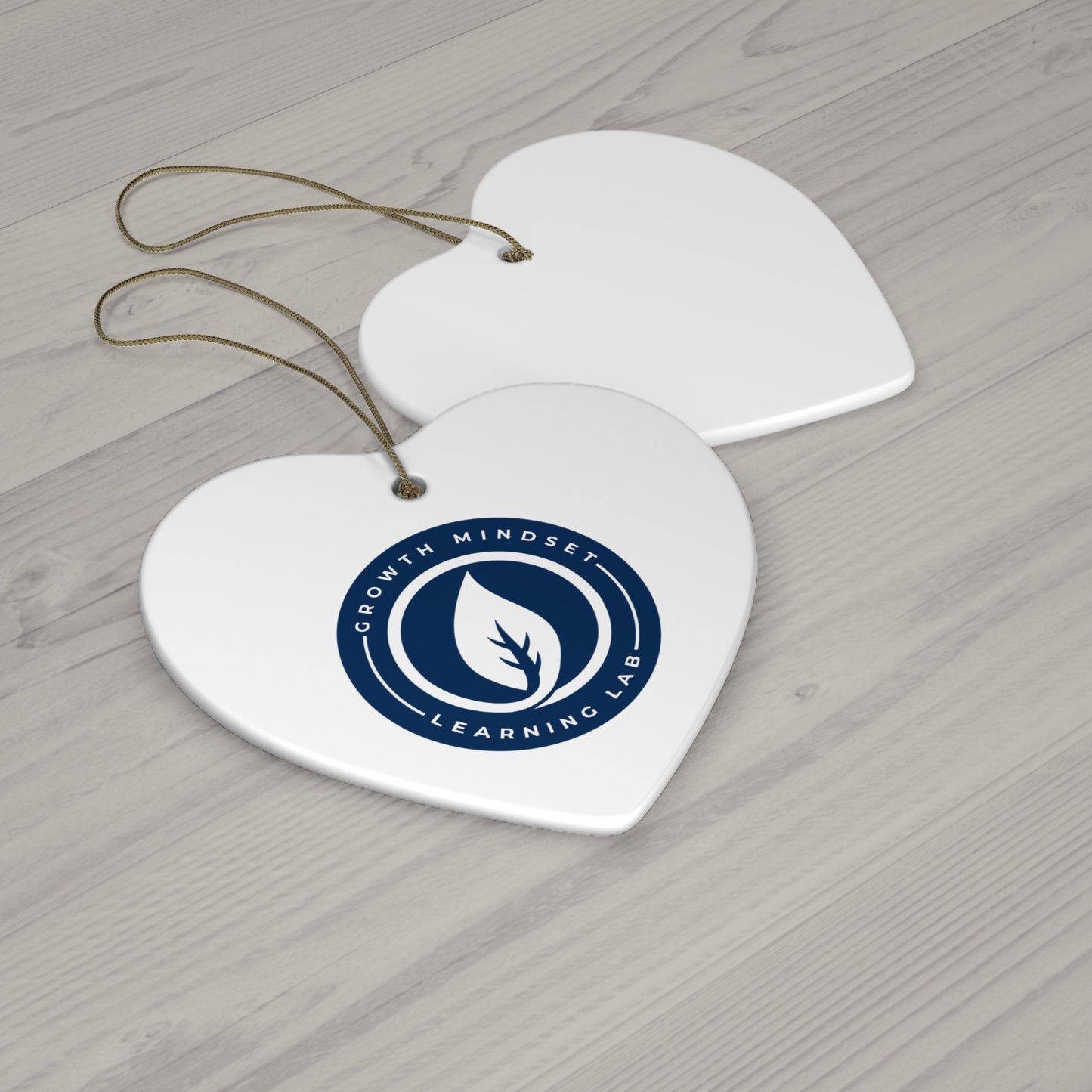 Growth Mindset Learning Lab Logo Ceramic Ornament | Star Shape