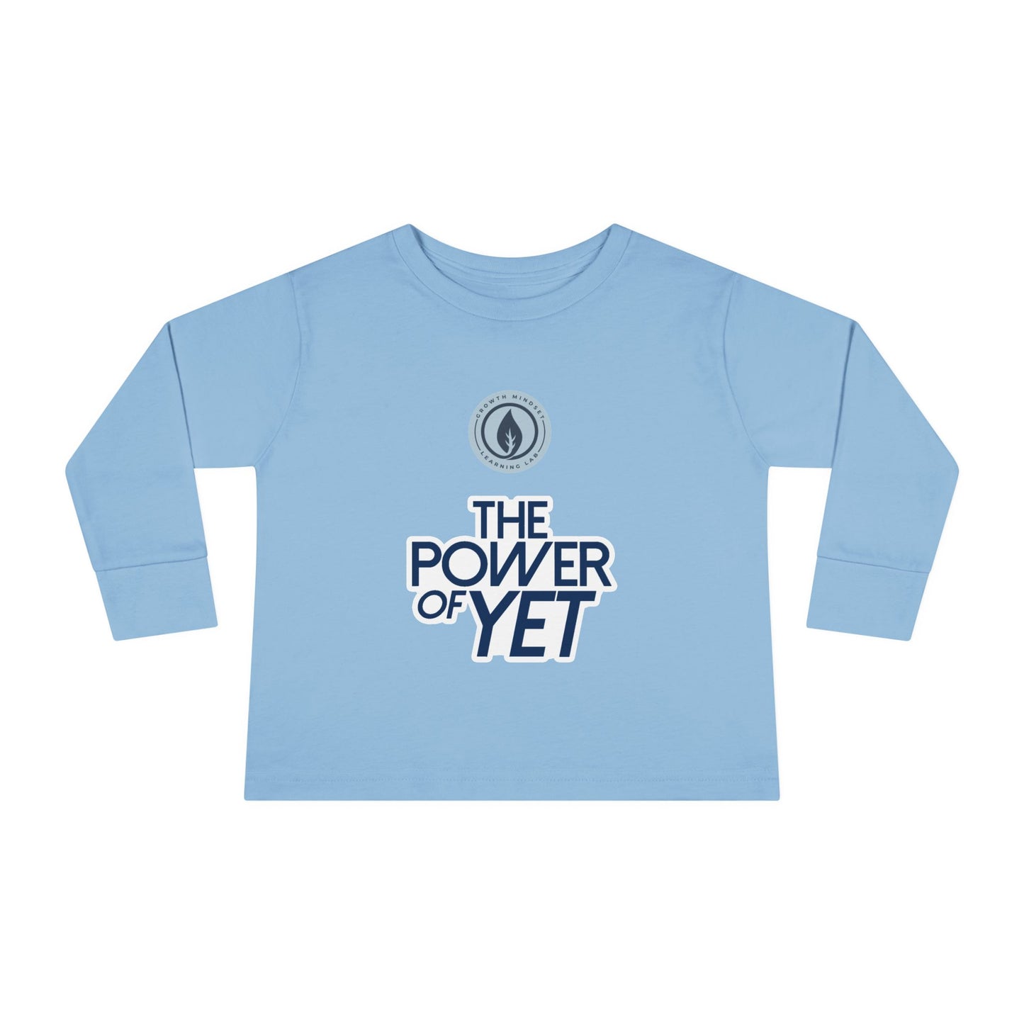The Power of Yet Toddler Long Sleeve Tee | Motivational Preschool Shirt